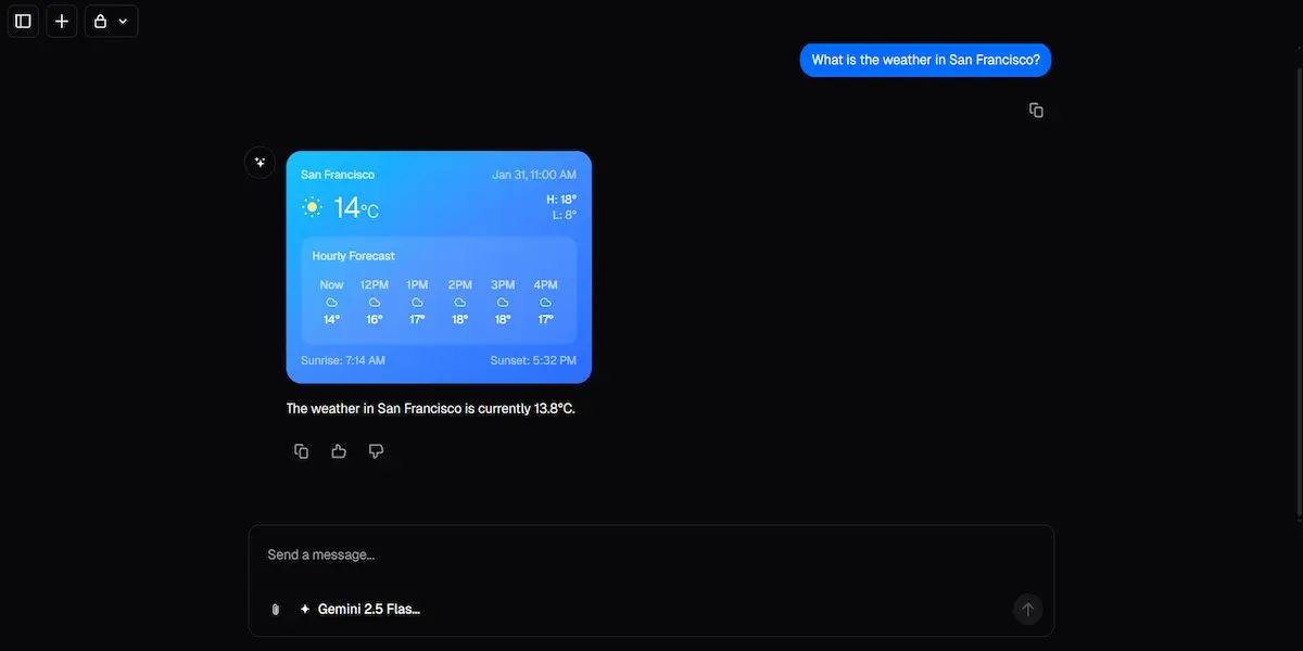 AI Chat Interface