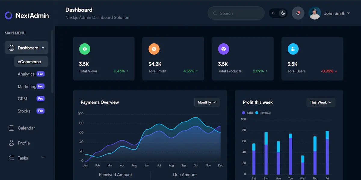 FinTech Dashboard